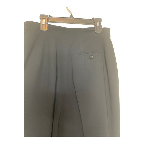 Harve Benard black high waist pleated pants size 8 - Picture 9 of 13
